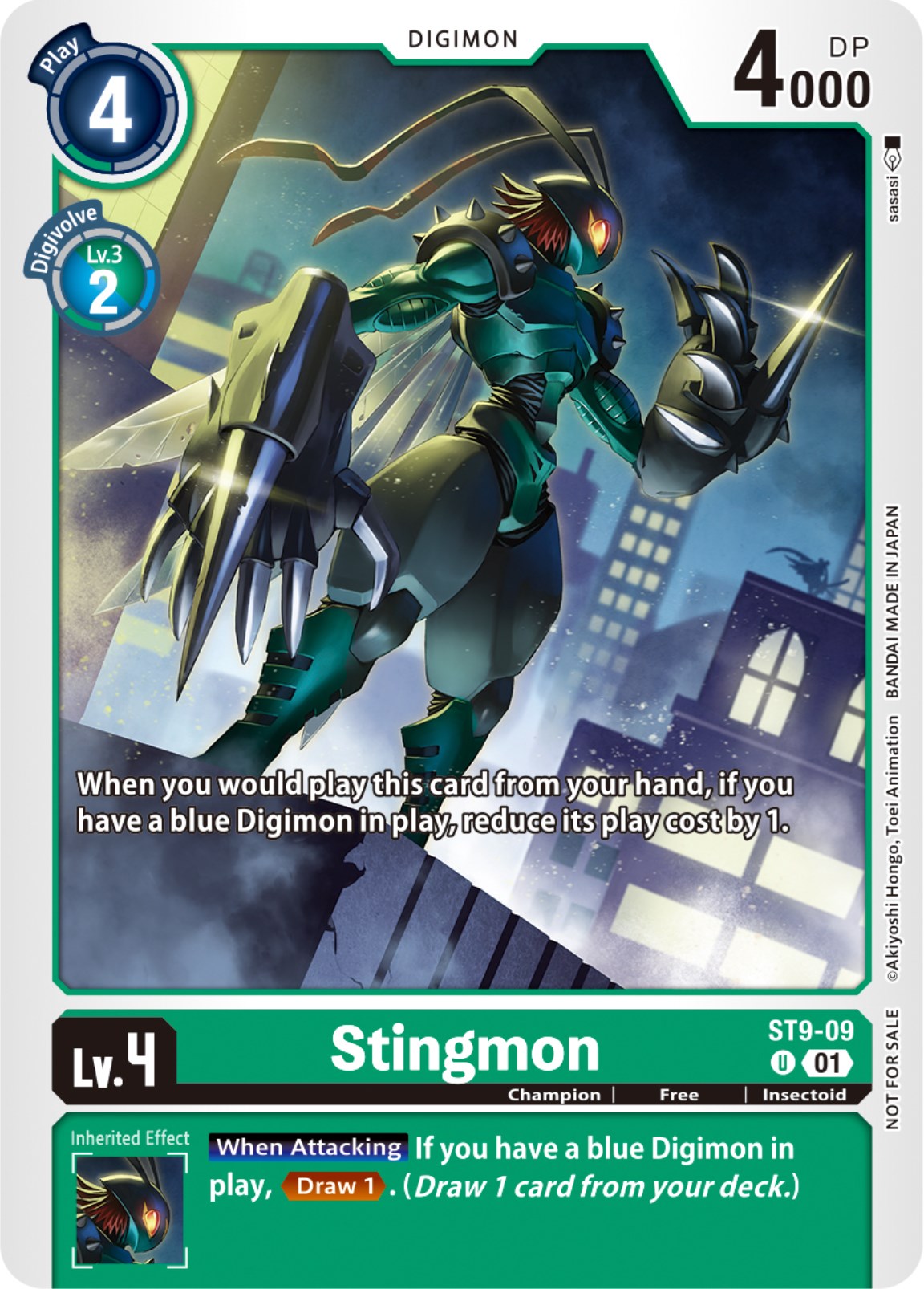 Stingmon [ST9-09] (NYCC 2023 Demo Deck) [Starter Deck: Ultimate Ancient Dragon] | Mindsight Gaming