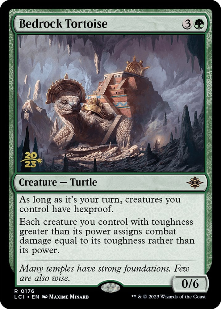 Bedrock Tortoise [The Lost Caverns of Ixalan Prerelease Cards] | Mindsight Gaming