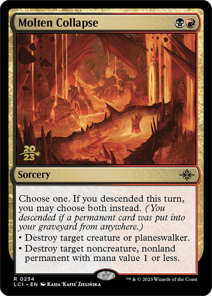 Molten Collapse [The Lost Caverns of Ixalan Prerelease Cards] | Mindsight Gaming