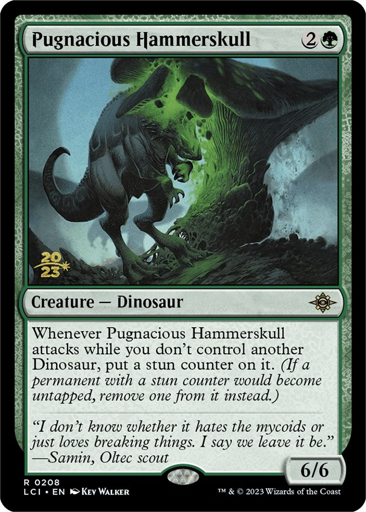 Pugnacious Hammerskull [The Lost Caverns of Ixalan Prerelease Cards] | Mindsight Gaming