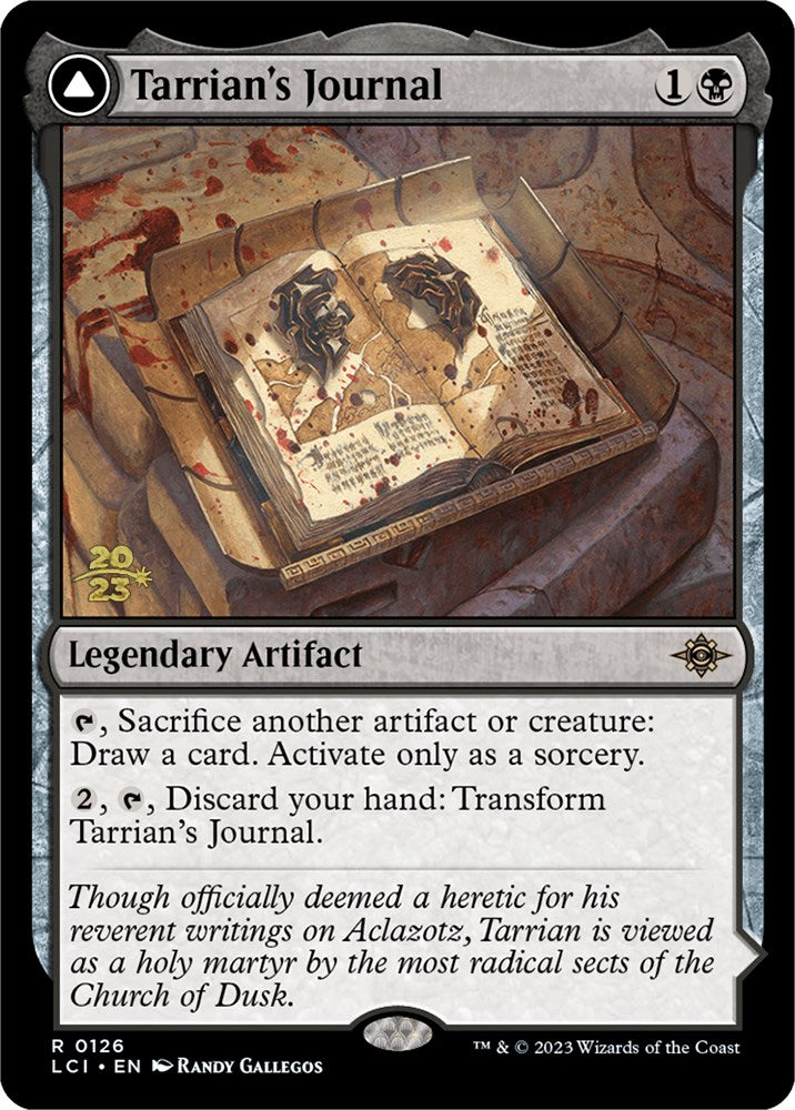 Tarrian's Journal // The Tomb of Aclazotz [The Lost Caverns of Ixalan Prerelease Cards] | Mindsight Gaming