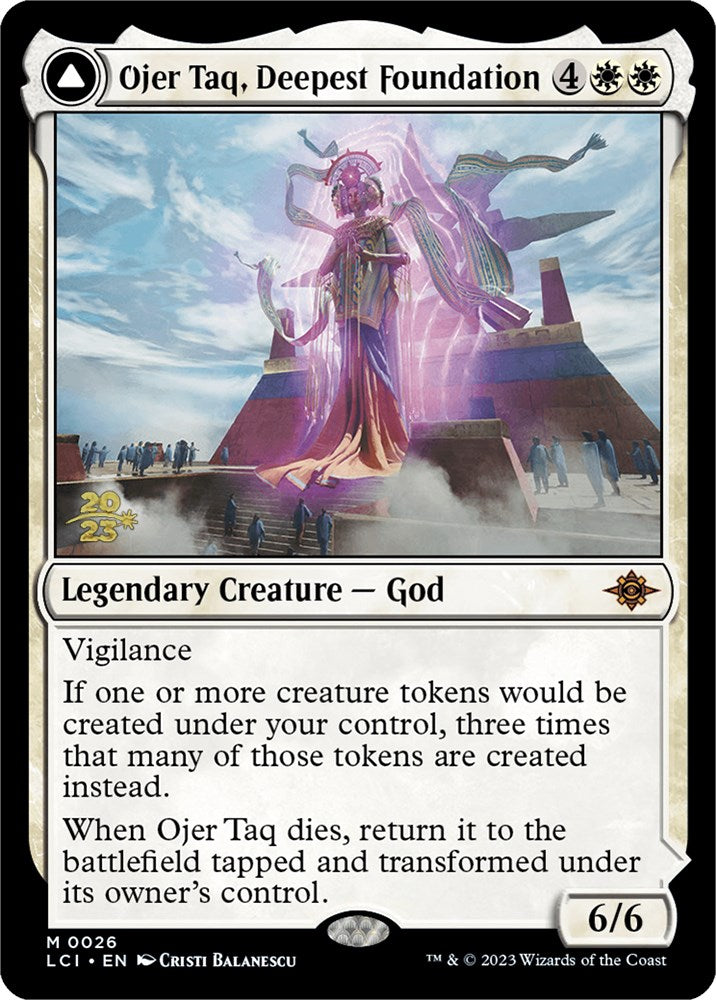 Ojer Taq, Deepest Foundation // Temple of Civilization [The Lost Caverns of Ixalan Prerelease Cards] | Mindsight Gaming