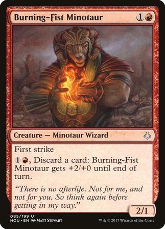 Burning-Fist Minotaur [Hour of Devastation] | Mindsight Gaming