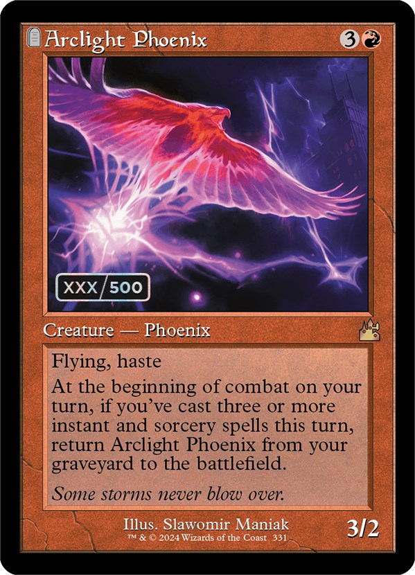 Arclight Phoenix (Retro) (Serialized) [Ravnica Remastered] | Mindsight Gaming