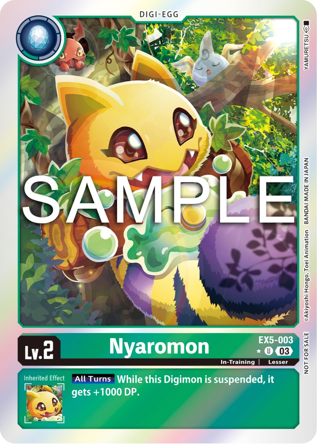 Nyaromon [EX5-003] (Animal Colosseum Box Promotion Pack) [Animal Colosseum] | Mindsight Gaming