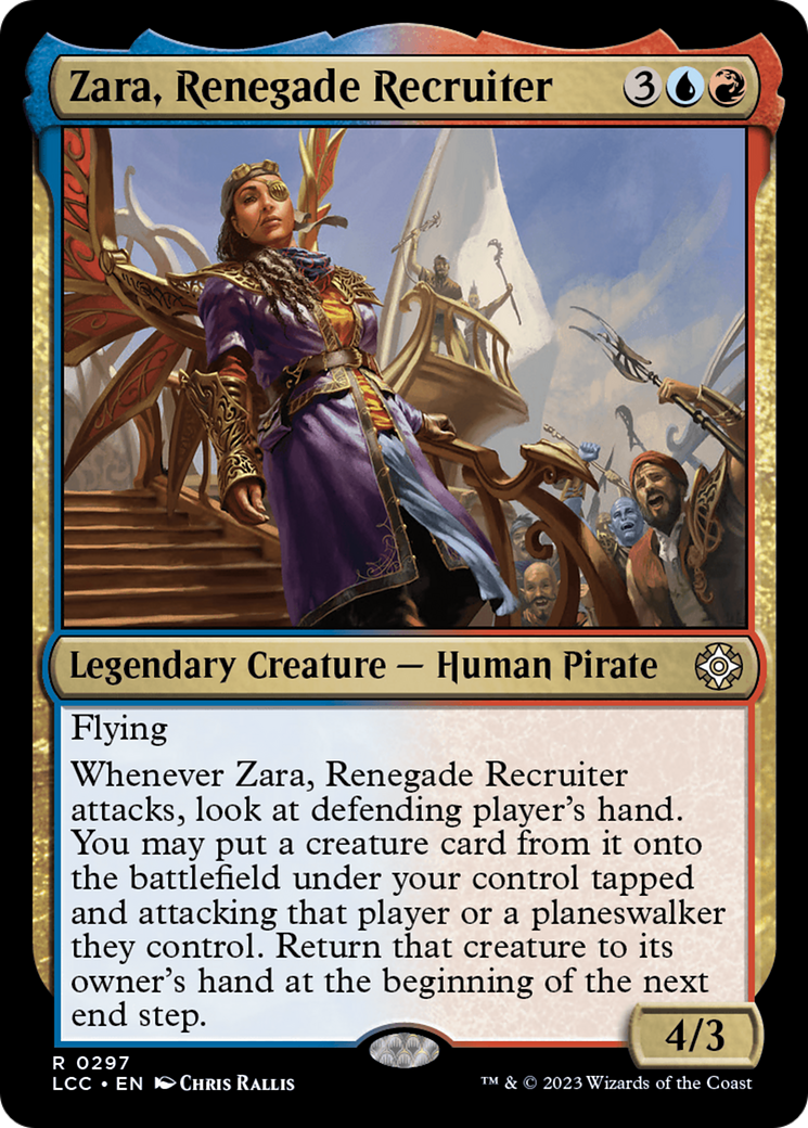 Zara, Renegade Recruiter [The Lost Caverns of Ixalan Commander] | Mindsight Gaming