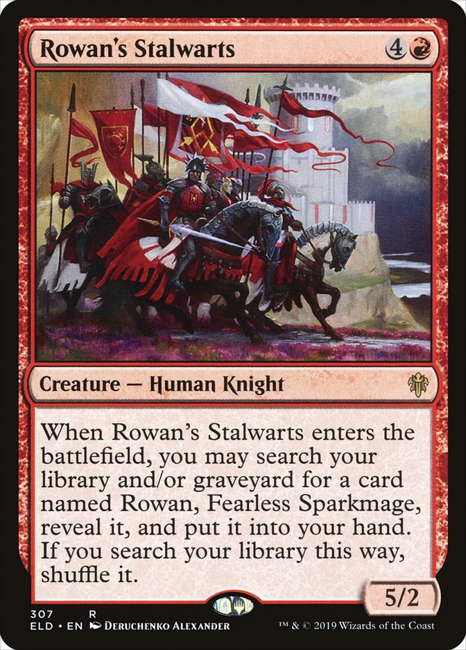 Rowan's Stalwarts [Throne of Eldraine] | Mindsight Gaming