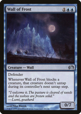 Wall of Frost [Planechase 2012] | Mindsight Gaming