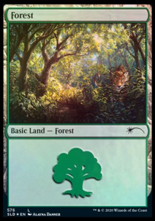 Forest (Cats) (576) [Secret Lair Drop Promos] | Mindsight Gaming