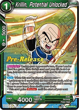 Krillin, Potential Unlocked (BT10-070) [Rise of the Unison Warrior Prerelease Promos] | Mindsight Gaming