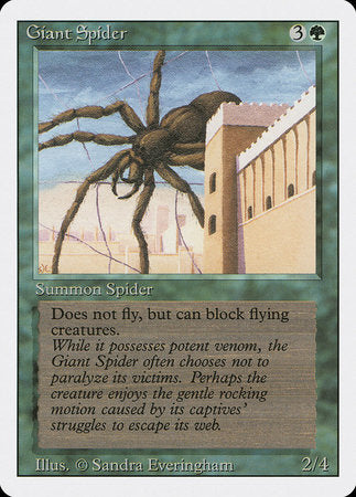 Giant Spider [Revised Edition] | Mindsight Gaming