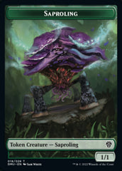 Saproling // Powerstone Double-sided Token [Dominaria United Tokens] | Mindsight Gaming