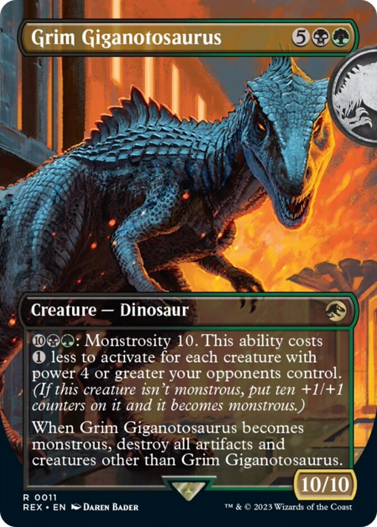 Grim Giganotosaurus (Borderless) [Jurassic World Collection] | Mindsight Gaming
