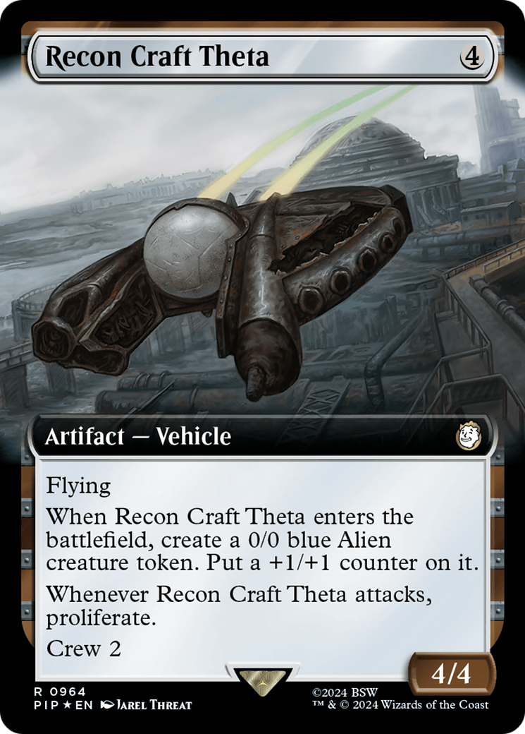 Recon Craft Theta (Extended Art) (Surge Foil) [Fallout] | Mindsight Gaming