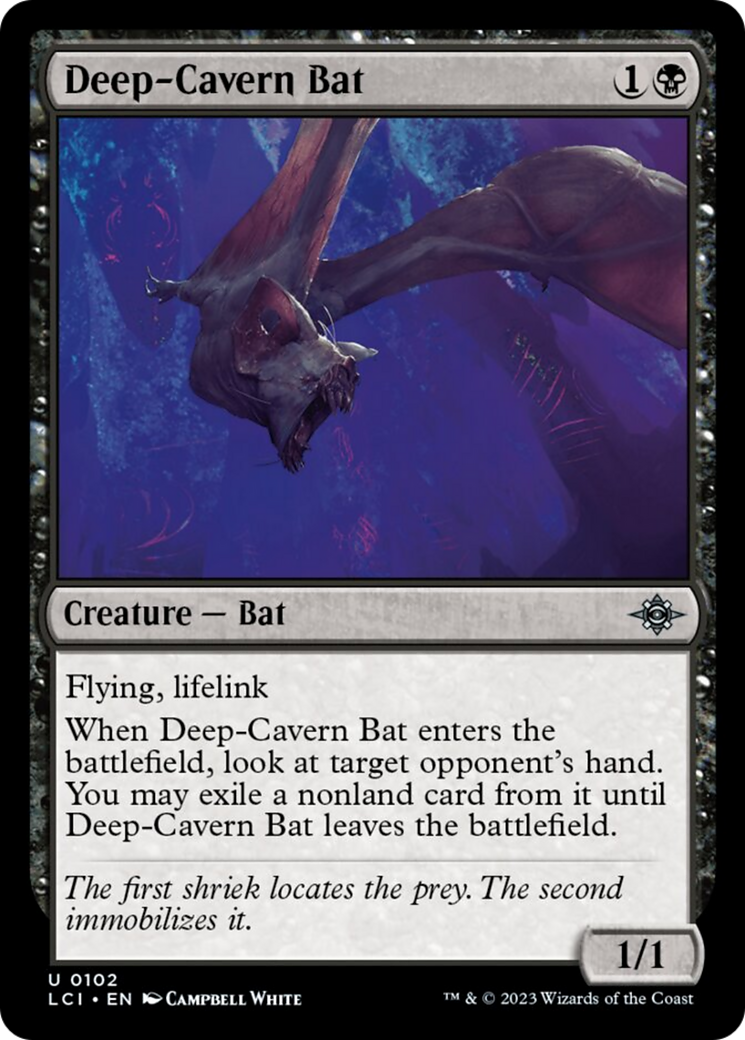 Deep-Cavern Bat [The Lost Caverns of Ixalan] | Mindsight Gaming