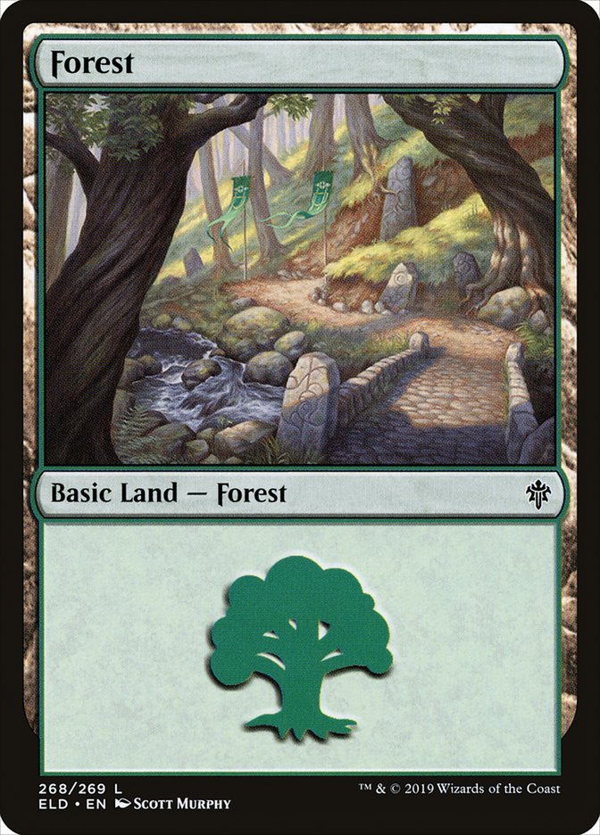 Forest (268) [Throne of Eldraine] | Mindsight Gaming