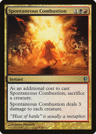 Spontaneous Combustion [Conspiracy] | Mindsight Gaming