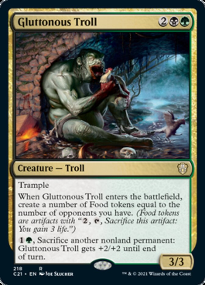 Gluttonous Troll [Commander 2021] | Mindsight Gaming