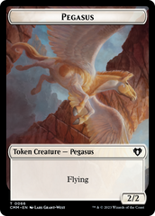 Copy (54) // Pegasus Double-Sided Token [Commander Masters Tokens] | Mindsight Gaming