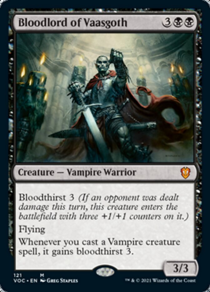 Bloodlord of Vaasgoth [Innistrad: Crimson Vow Commander] | Mindsight Gaming