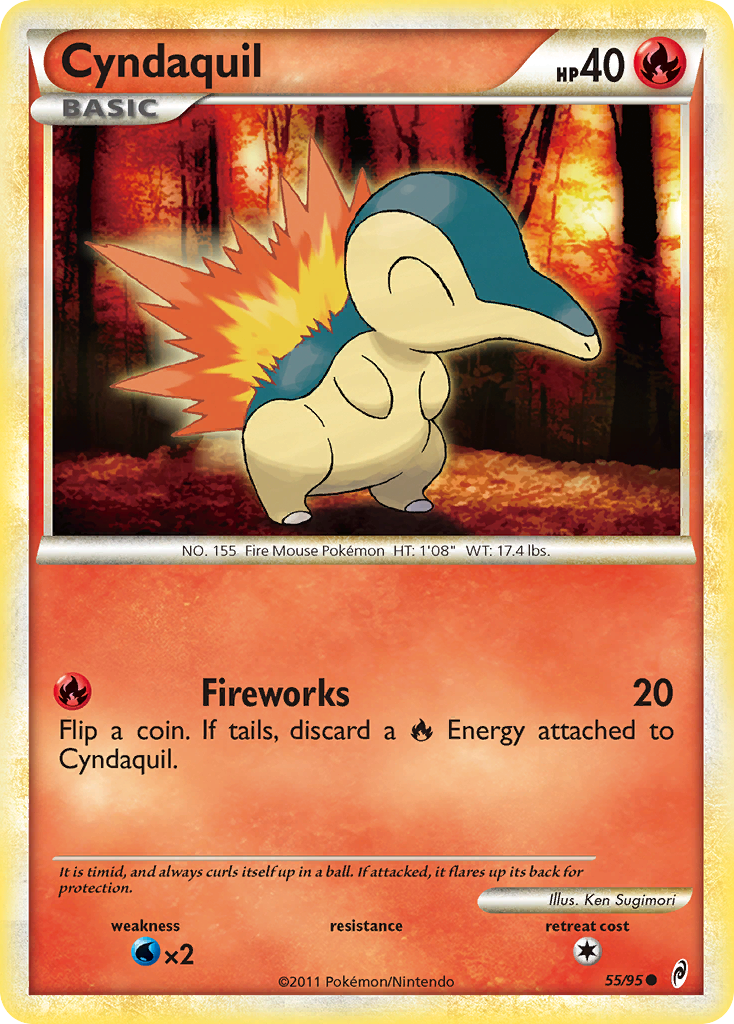 Cyndaquil (55/95) [HeartGold & SoulSilver: Call of Legends] | Mindsight Gaming