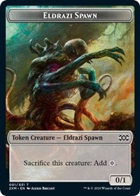 Eldrazi Spawn // Myr (007) Double-sided Token [Double Masters Tokens] | Mindsight Gaming