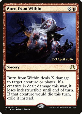 Burn from Within [Shadows over Innistrad Promos] | Mindsight Gaming