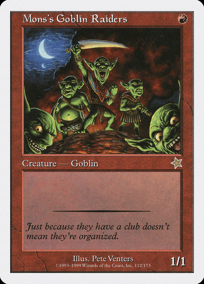 Mons's Goblin Raiders [Starter 1999] | Mindsight Gaming