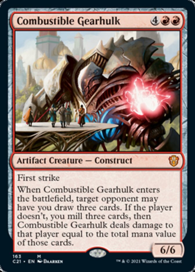 Combustible Gearhulk [Commander 2021] | Mindsight Gaming
