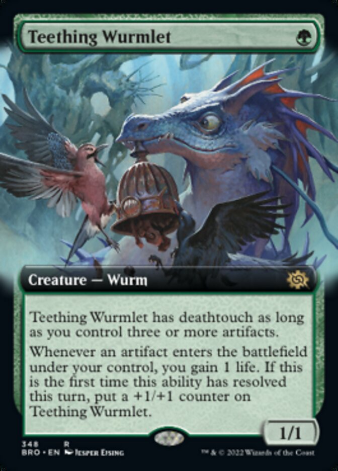 Teething Wurmlet (Extended Art) [The Brothers' War] | Mindsight Gaming