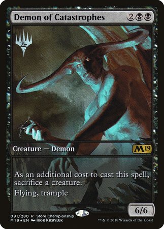 Demon of Catastrophes [Core Set 2019 Promos] | Mindsight Gaming