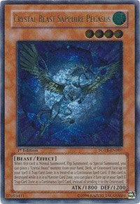 Crystal Beast Sapphire Pegasus (UTR) [FOTB-EN007] Ultimate Rare | Mindsight Gaming