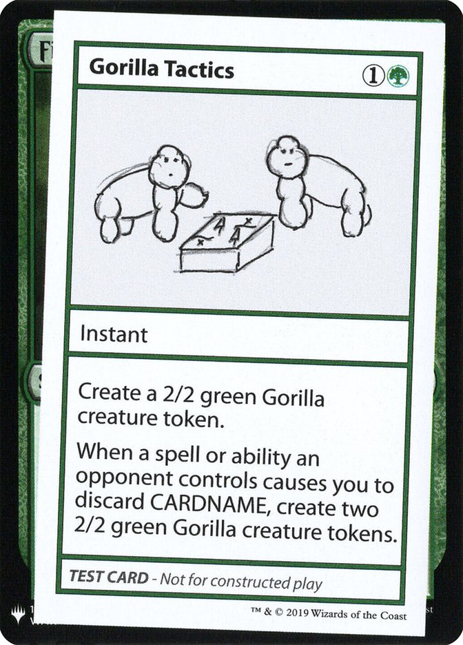 Gorilla Tactics [Mystery Booster Playtest Cards] | Mindsight Gaming