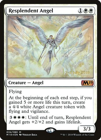Resplendent Angel [Core Set 2019 Promos] | Mindsight Gaming