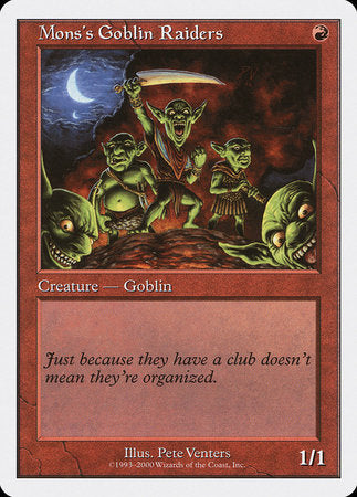 Mons's Goblin Raiders [Starter 2000] | Mindsight Gaming