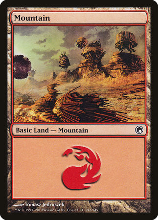 Mountain (245) [Scars of Mirrodin] | Mindsight Gaming