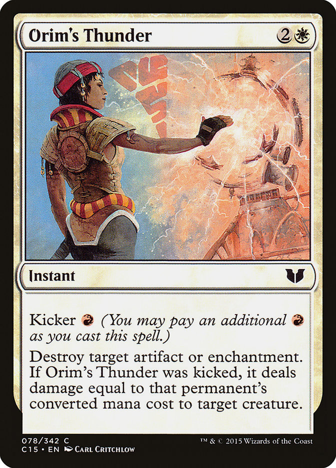 Orim's Thunder [Commander 2015] | Mindsight Gaming