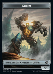 Powerstone // Golem Double-Sided Token [The Brothers' War Tokens] | Mindsight Gaming