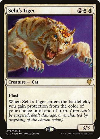 Seht's Tiger [Commander 2017] | Mindsight Gaming