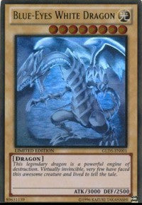 Blue-Eyes White Dragon [GLD5-EN001] Ghost/Gold Rare | Mindsight Gaming