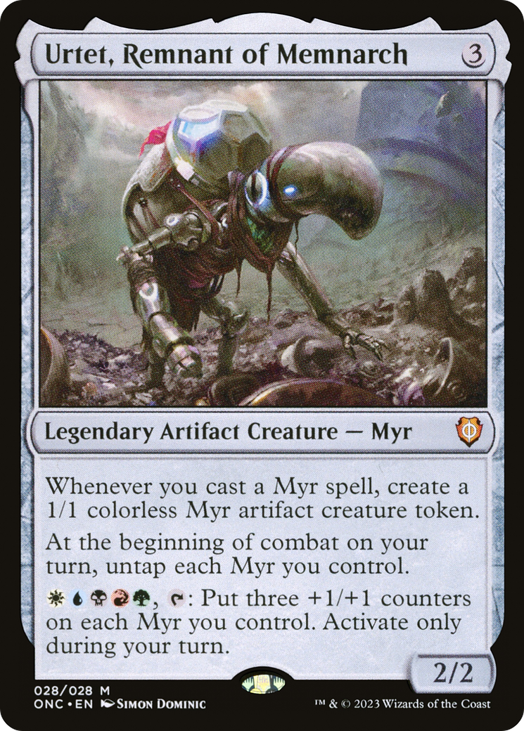 Urtet, Remnant of Memnarch [Phyrexia: All Will Be One Commander] | Mindsight Gaming