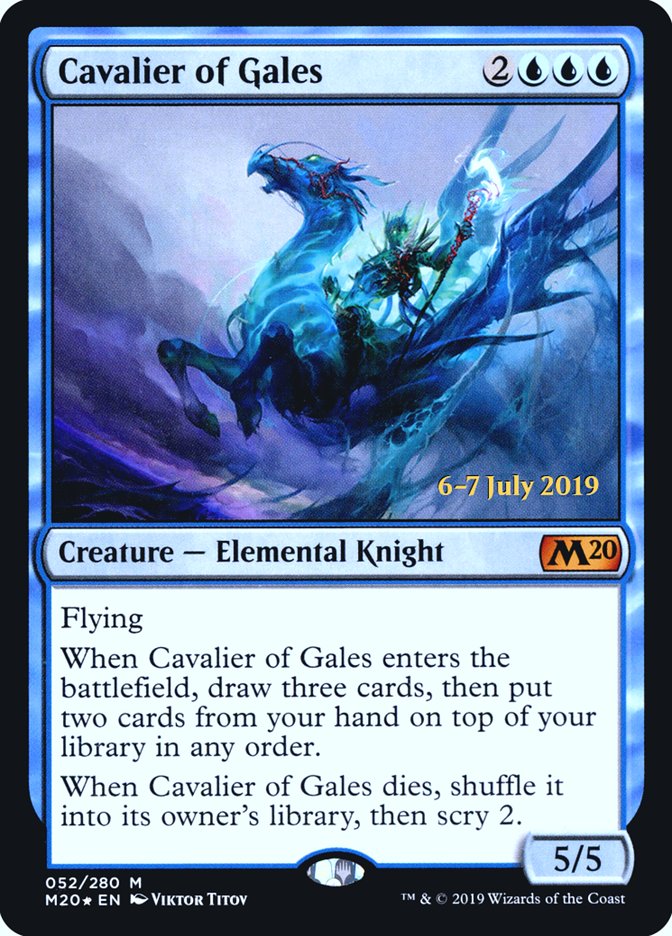 Cavalier of Gales  [Core Set 2020 Prerelease Promos] | Mindsight Gaming