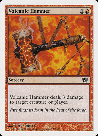 Volcanic Hammer [Eighth Edition] | Mindsight Gaming