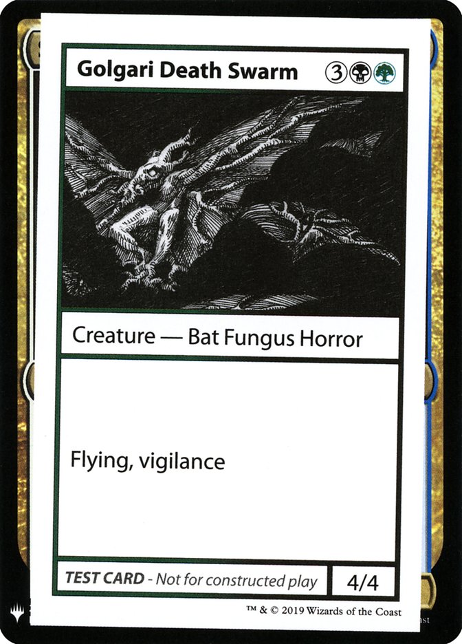 Golgari Death Swarm [Mystery Booster Playtest Cards] | Mindsight Gaming