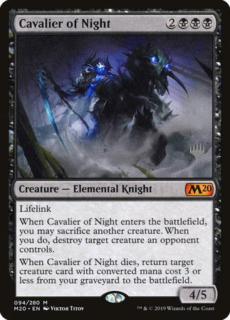 Cavalier of Night [Core Set 2020 Promos] | Mindsight Gaming