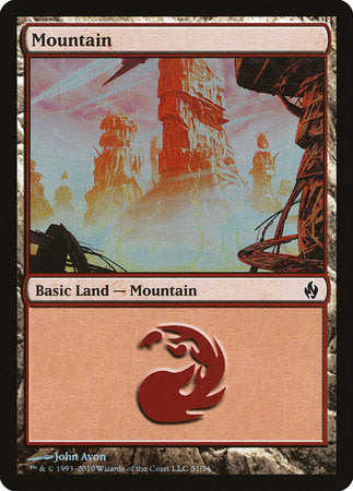 Mountain (31) [Premium Deck Series: Fire and Lightning] | Mindsight Gaming