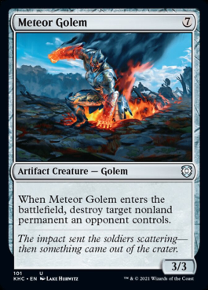 Meteor Golem [Kaldheim Commander] | Mindsight Gaming