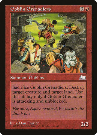Goblin Grenadiers [Weatherlight] | Mindsight Gaming