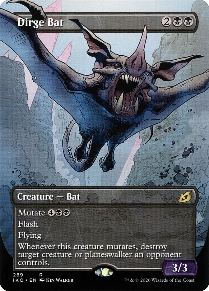 Dirge Bat (Showcase) [Ikoria: Lair of Behemoths] | Mindsight Gaming