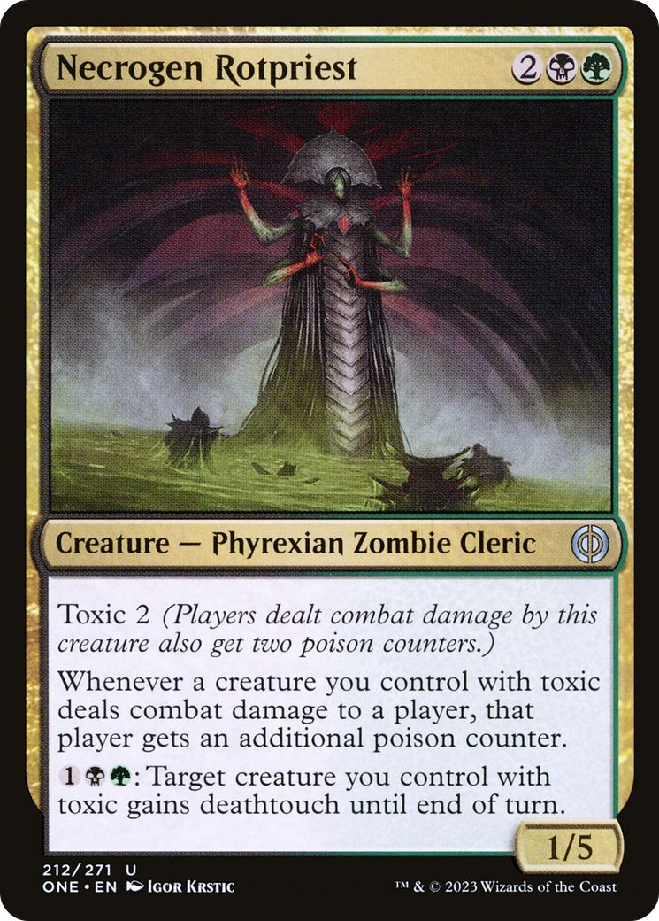 Necrogen Rotpriest [Phyrexia: All Will Be One] | Mindsight Gaming